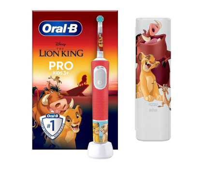 Szczoteczka elektryczna Oral-B Szczoteczka rotacyjna ProKids Król Lew (3+, z etui)